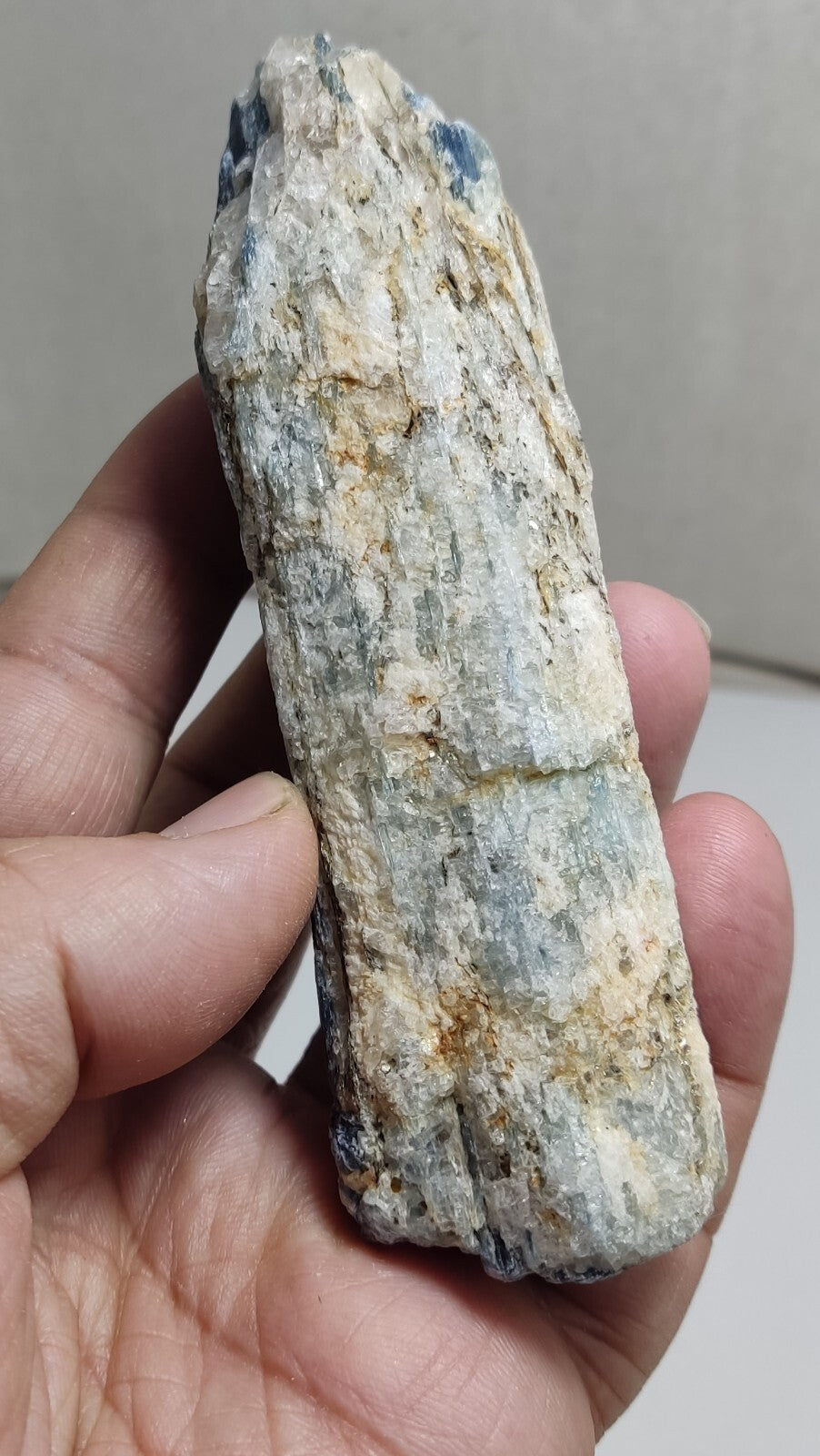 An Aesthetic specimen of blue kyanite crystal 263 grams