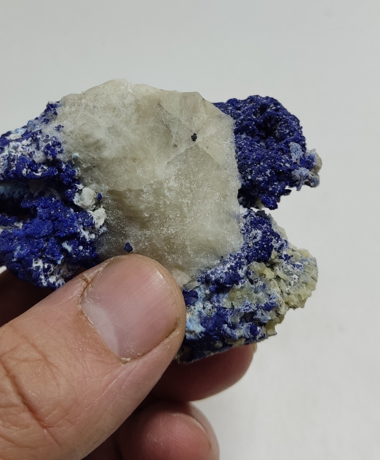 Natural Partly Fluorescent Lazurite On Matrix 81 grams
