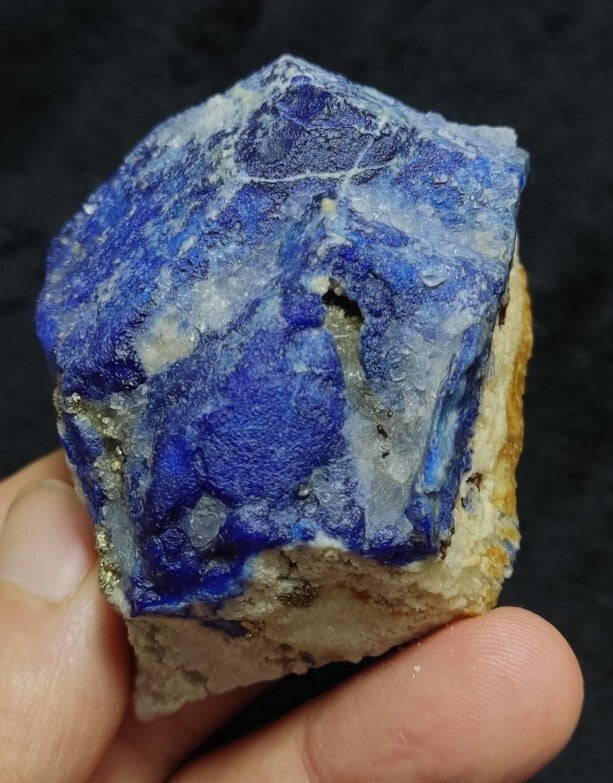 An aesthetic specimen of Lazurite with Pyrite on Matrix  196 grams