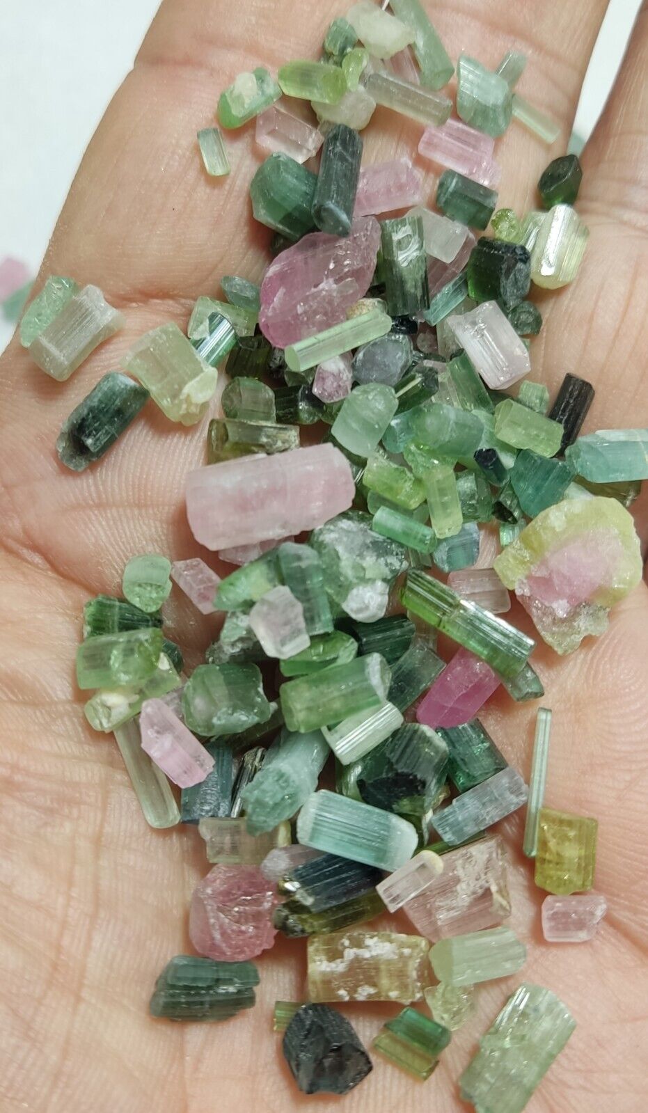 250 grams Tourmaline crystals