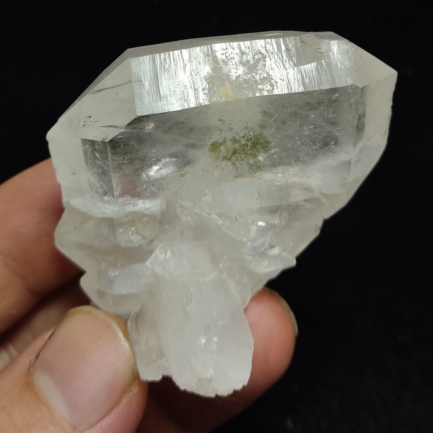 An Aesthetic Natural beautifully terminated faden Quartz specimen 75 grams
