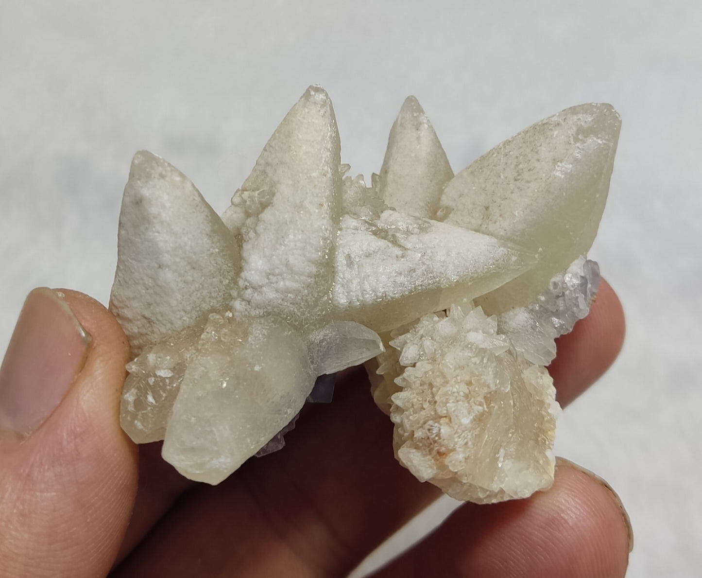 An Aesthetic Naturally terminated specimen of dogtooth calcite 55 grams