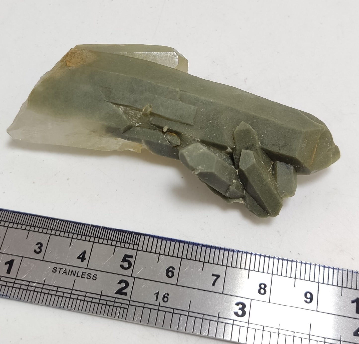 An Aesthetic Natural beautifully terminated Chlorite Quartz specimen 52 grams