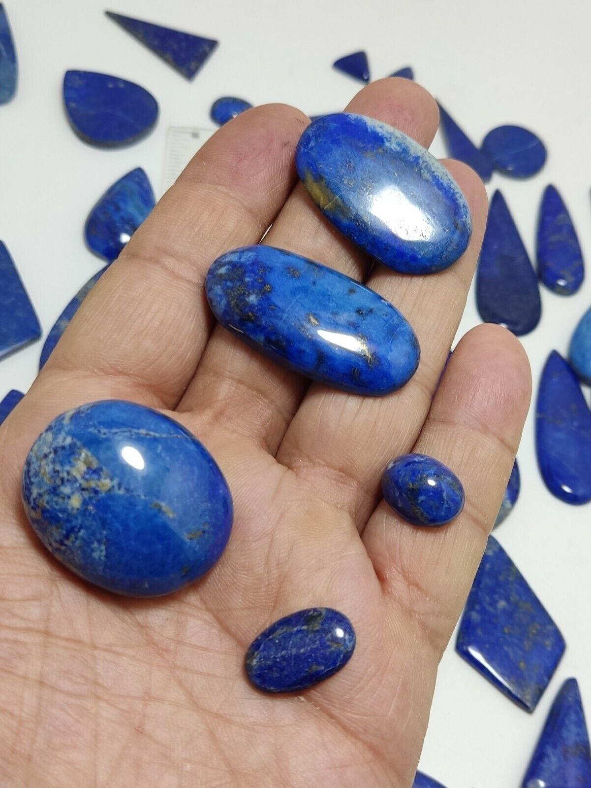 333 grams Lapis Lazuli Polished Cabochons