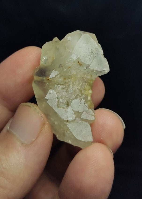 Natural terminated gwindel Quartz crystal 22 grams