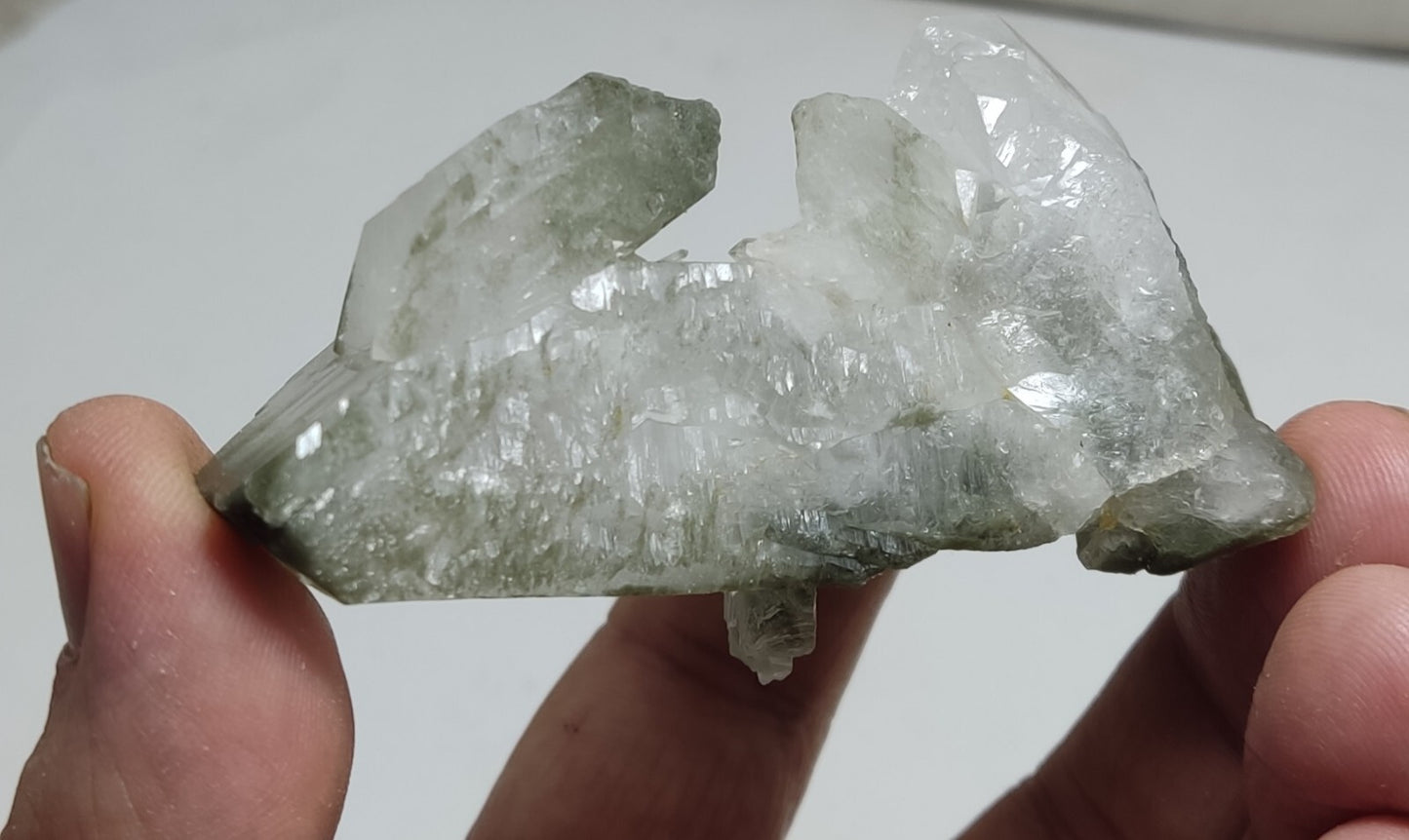 An Aesthetic Natural beautifully terminated Chlorite Quartz crystal 150 grams