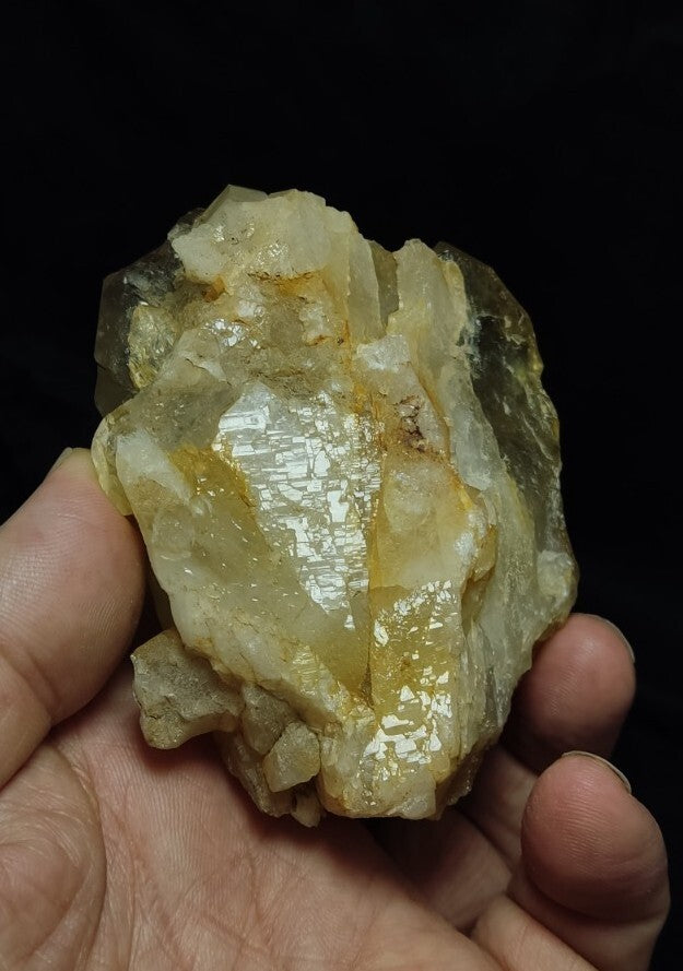 Natural Light Yellow Quartz Crystal 273 grams