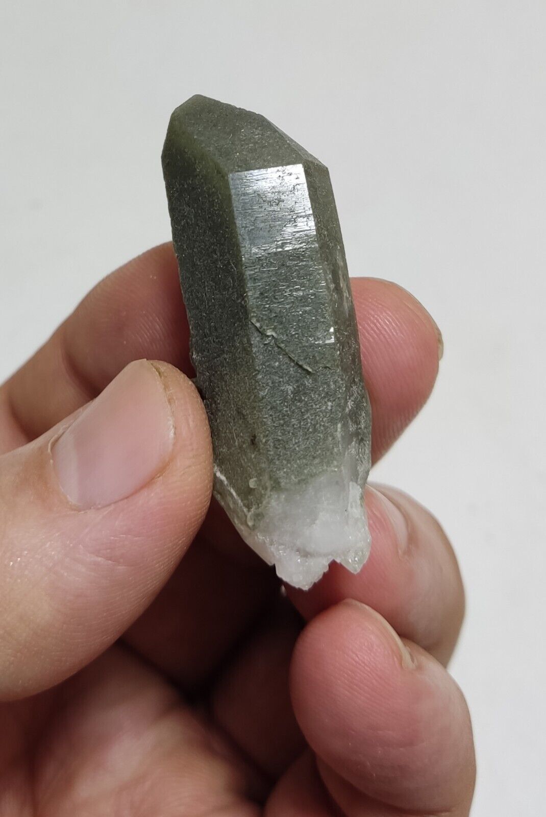An Aesthetic Natural beautifully terminated Chlorite Quartz crystal 23 grams