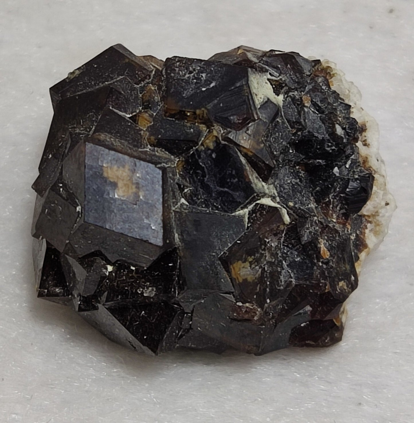 An Aesthetic specimen of andradite garnets on matrix 18 grams