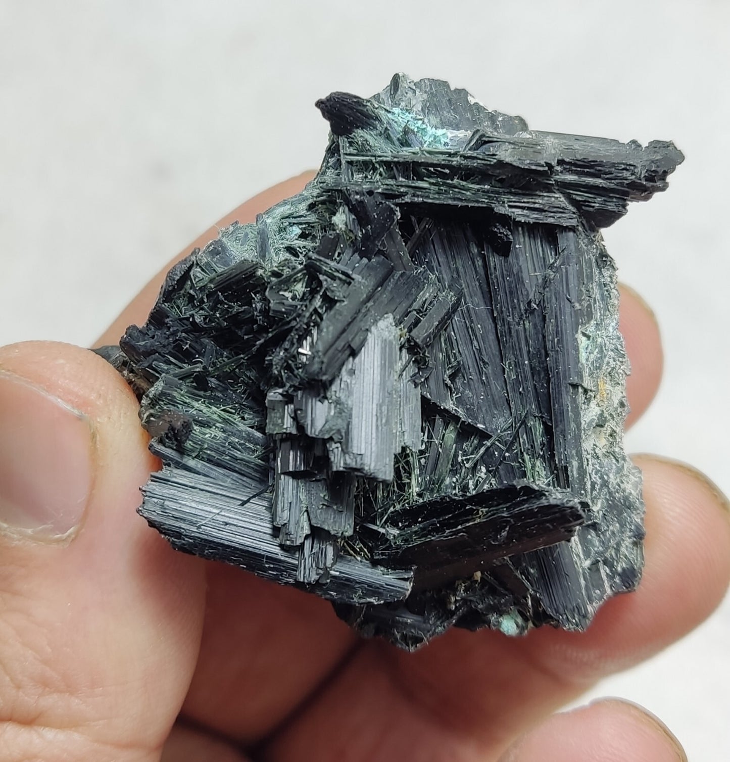 An Aesthetic specimen of epidote crystal 49 grams