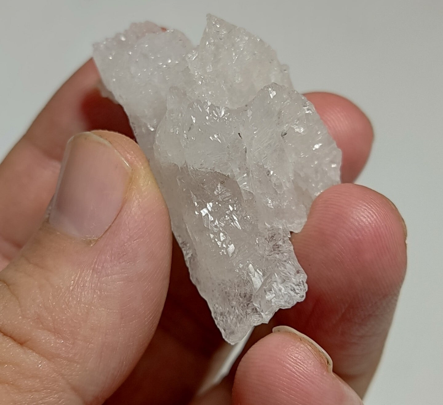 Fully Etched Quartz Crystal 22 grams