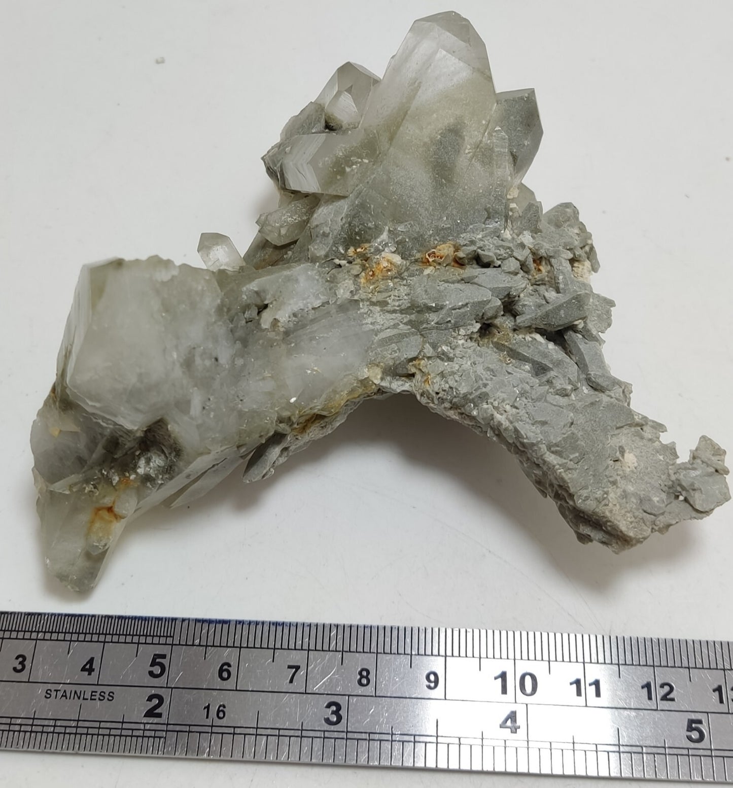 An Aesthetic Natural terminated chlorite Quartz specimen 210 grams