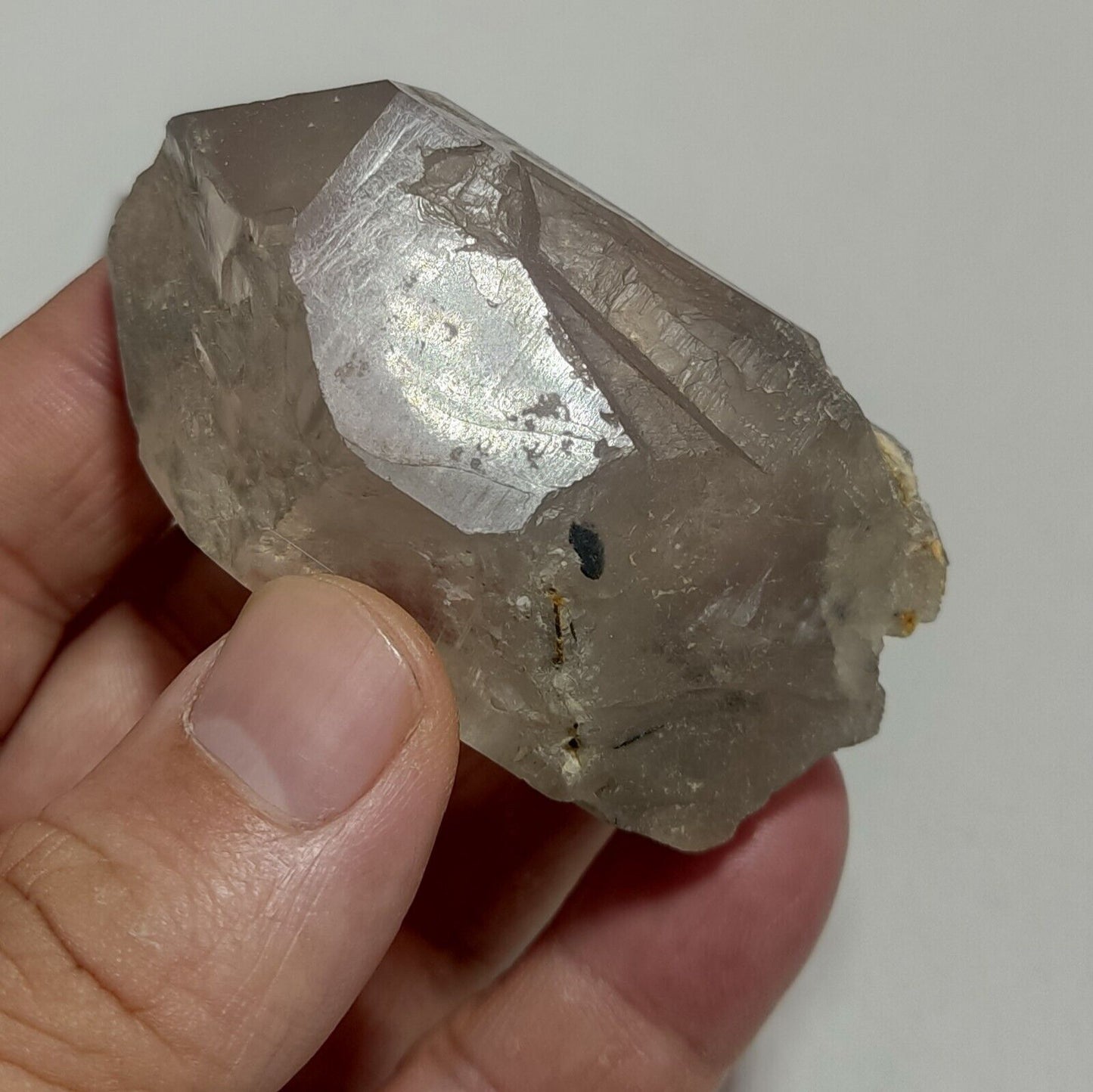 An Aesthetic Naturally terminated specimen of light Smoky Quartz 116 grams