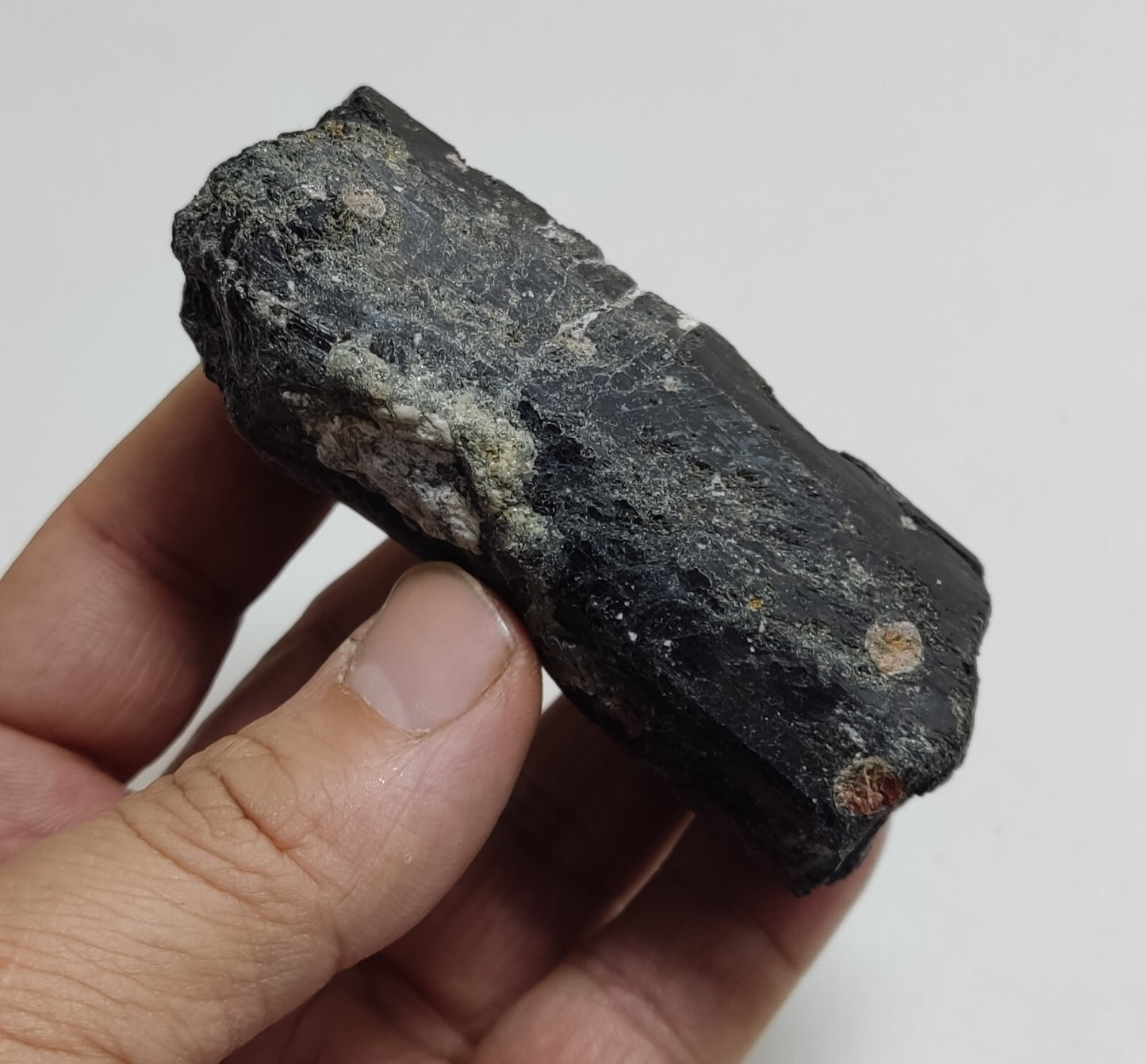 An aesthetic Specimen of black tourmaline crystal 206 grams