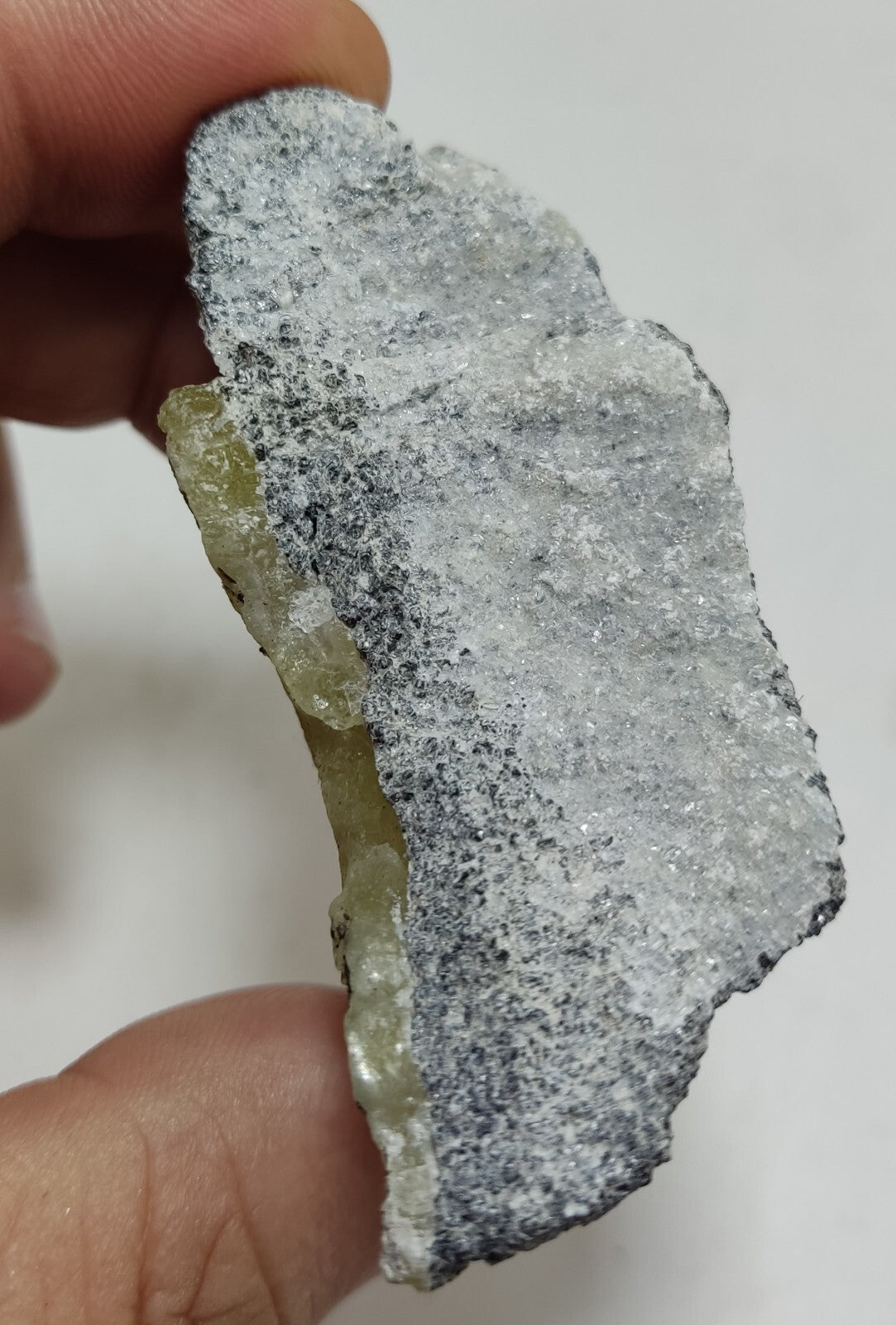 An Aesthetic Natural specimen of brucite with chromite 93 grams