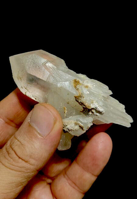 Double Terminated Quartz crystal 83g