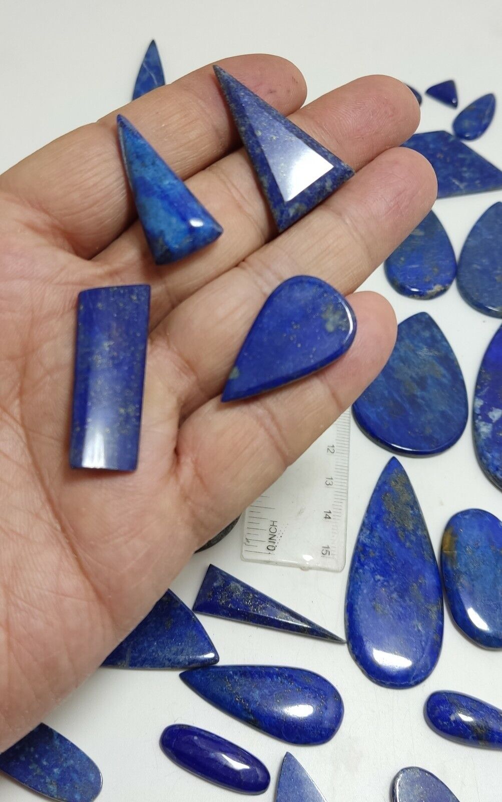 333 grams Lapis Lazuli Polished Cabochons