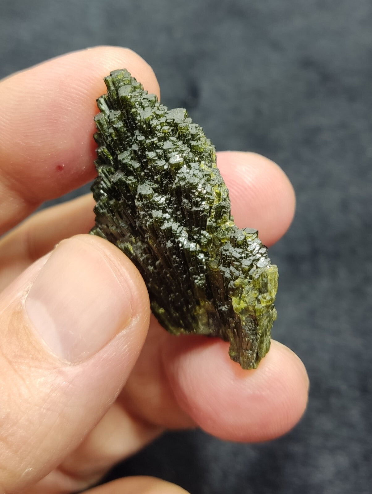 Single natural Epidote Crystal spray formations 20 grams