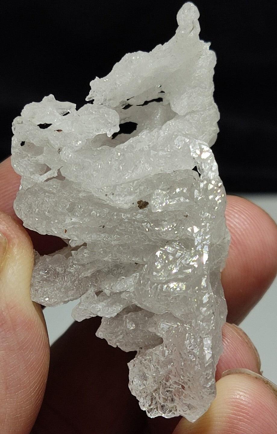 Fully Etched Quartz Crystal 22 grams