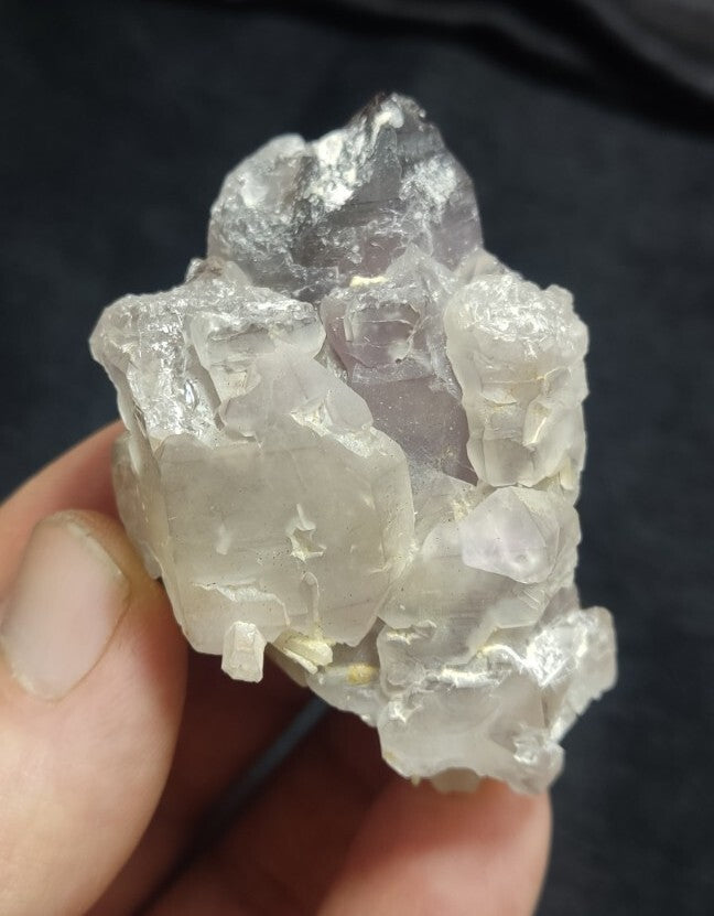 Natural Etched Terminated Smoky Quartz Amethyst 74 grams