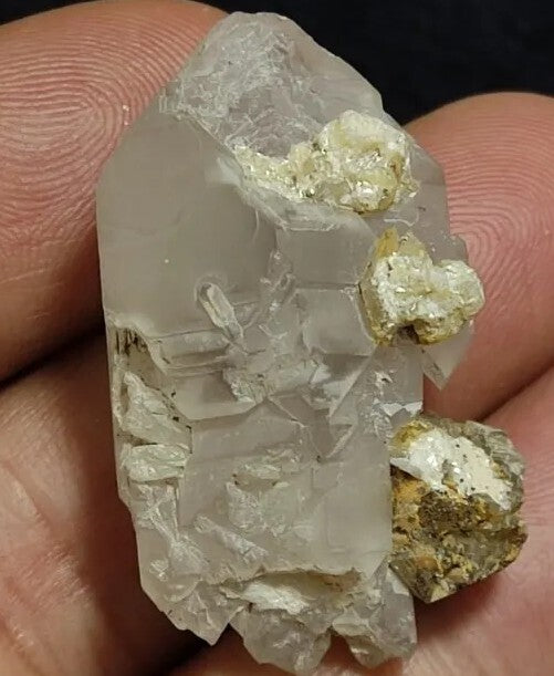 Miniature Etched Natural Smoky Quartz Double Terminated 15 grams