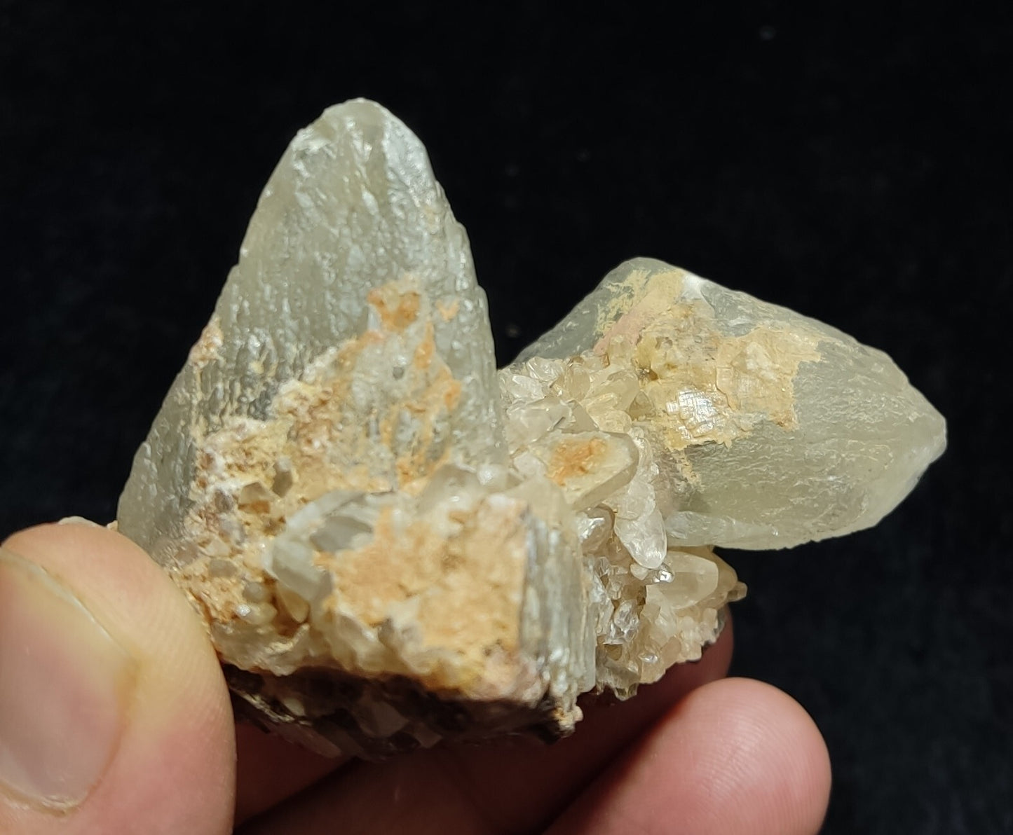 Natural Calcite Crystals Specimen 117 grams