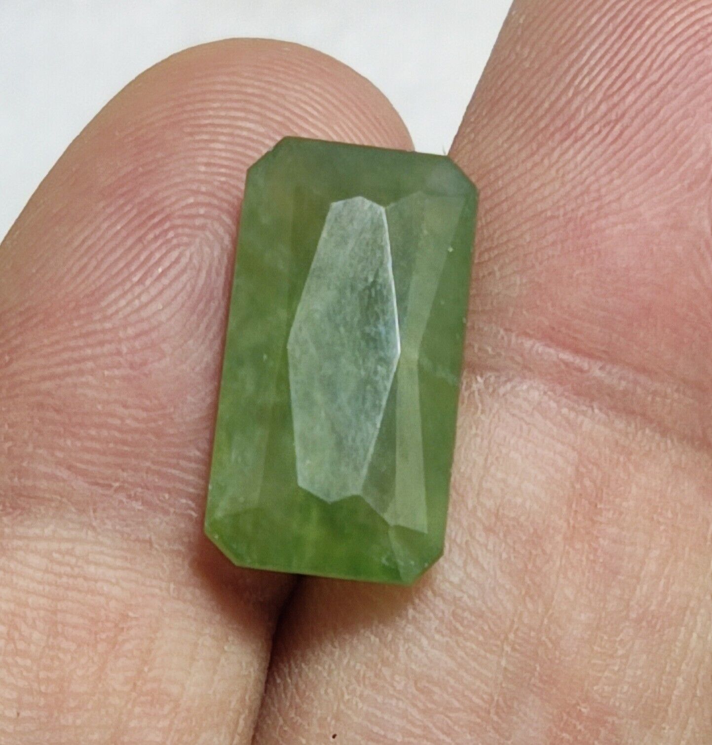 105 Carats faceted hydrogrossular vesuvianite gems