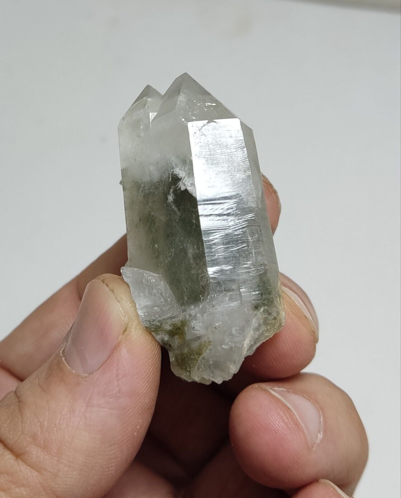 An Aesthetic Natural terminated Chlorite Quartz 34 grams