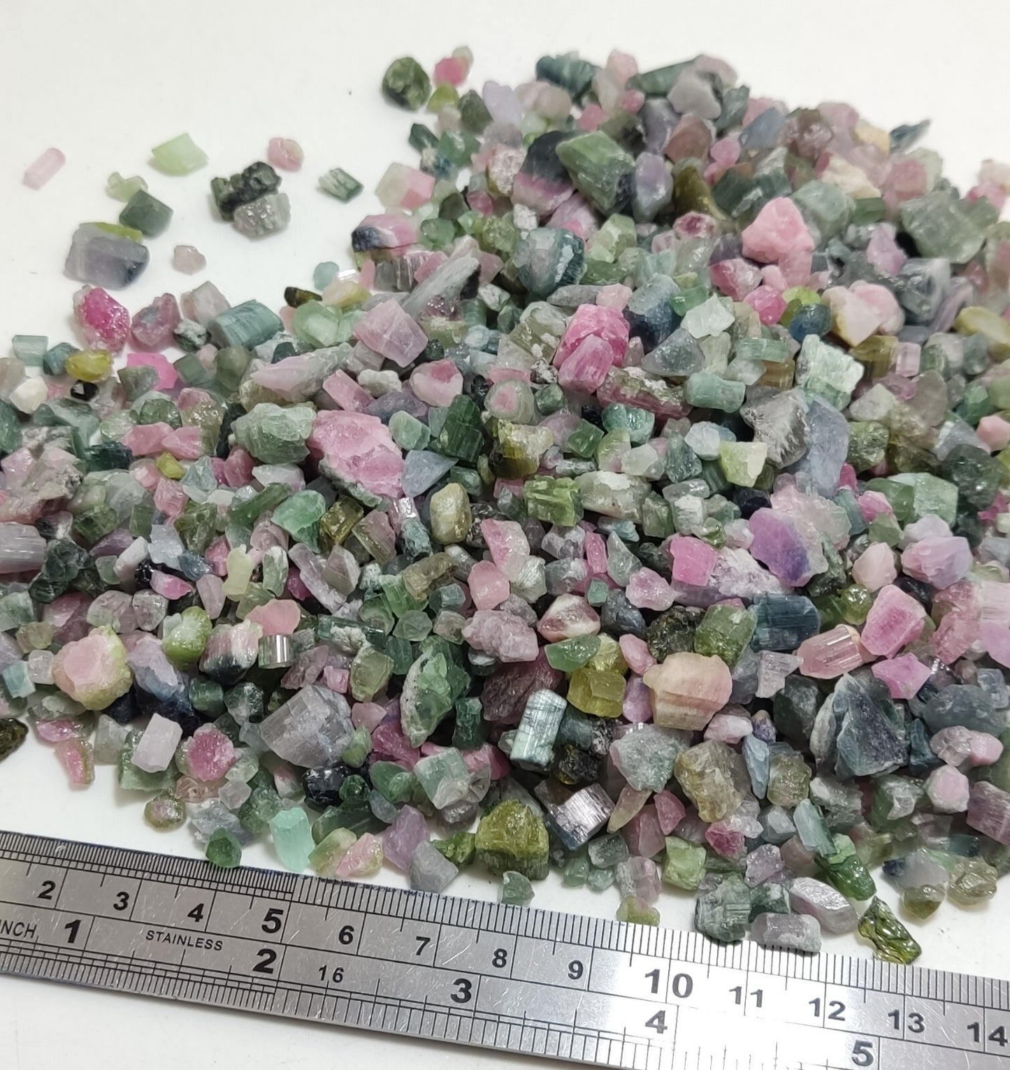 500 grams beautiful rough tourmalines