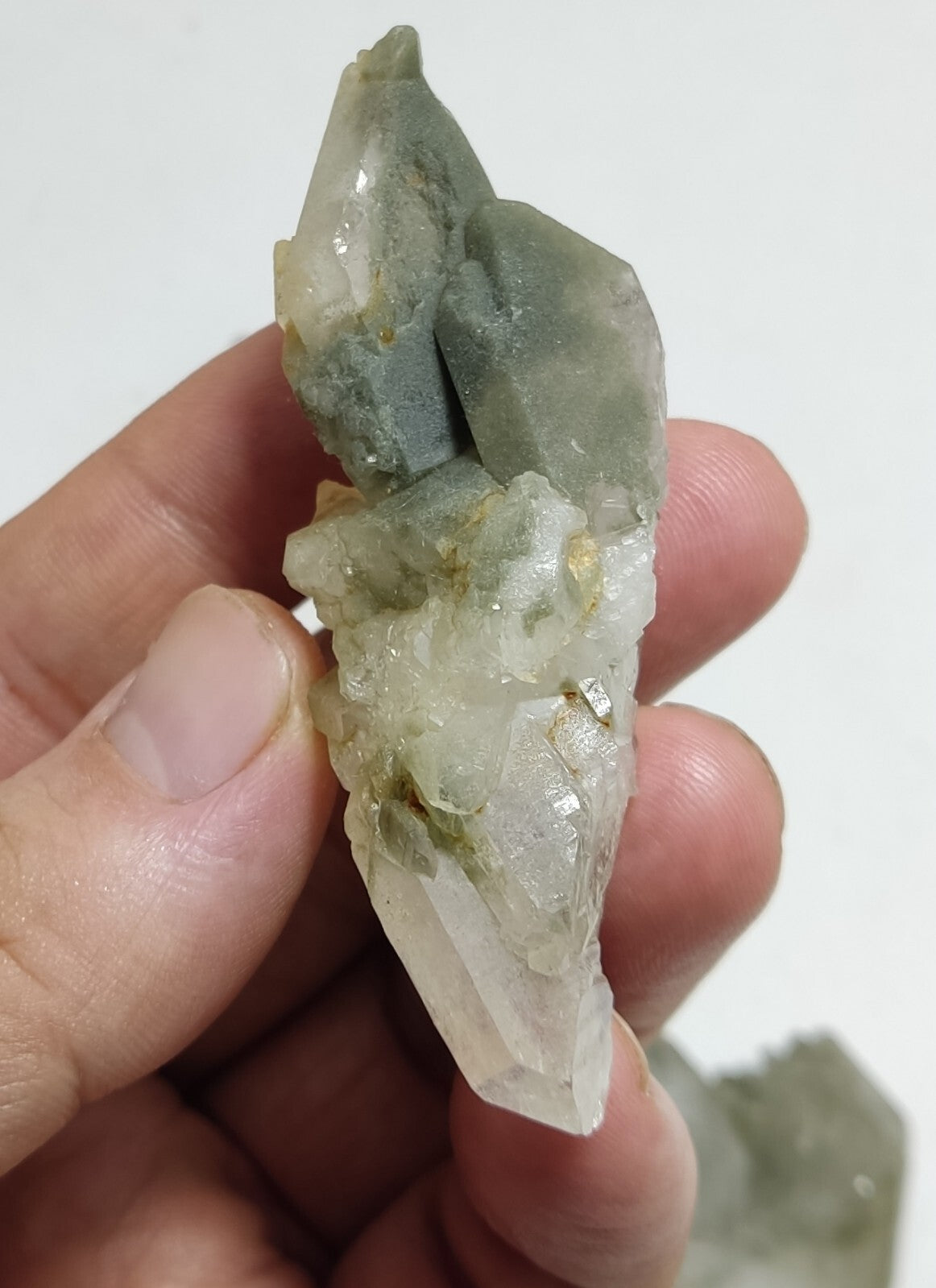 An Aesthetic terminated chlorite Quartz clusters lot of  4 specimens
