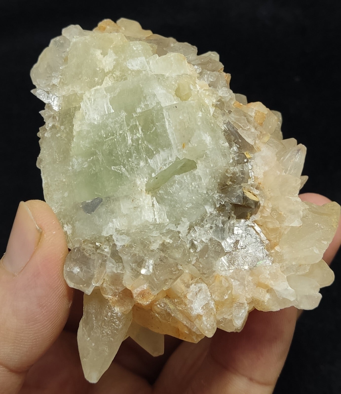 An Aesthetic Naturally terminated specimen of dogtooth calcite 252 grams