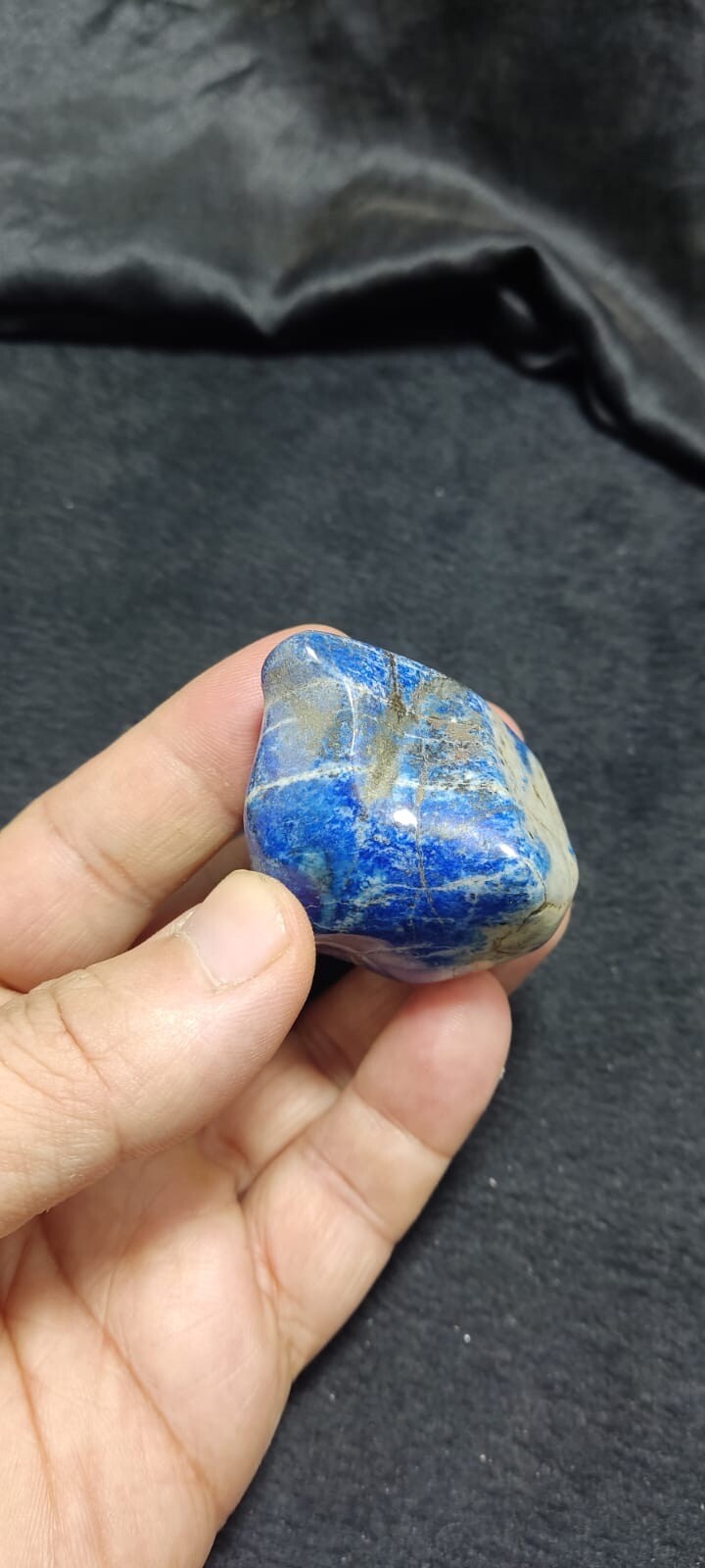 Natural Lapis Lazuli Polished Free From 96 Grams