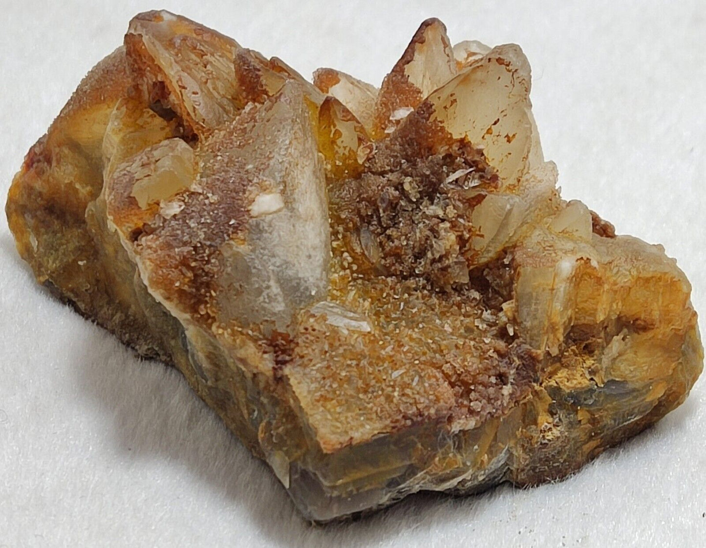 An Aesthetic Naturally terminated specimen of dogtooth calcite 168 grams