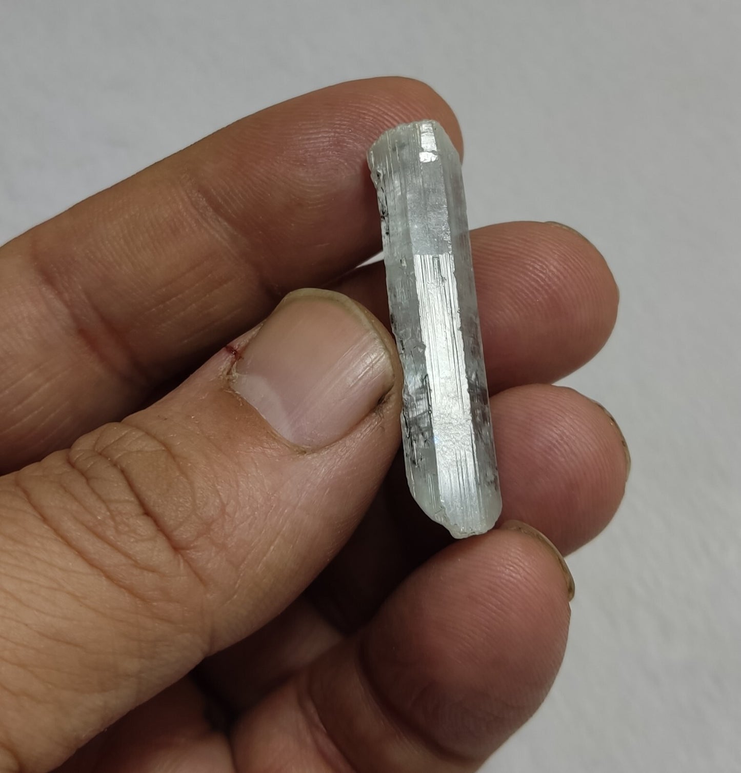 An Aesthetic specimen of aquamarine crystal 5 grams