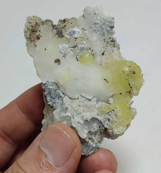 An Aesthetic Natural specimen of brucite with chromite 56 grams