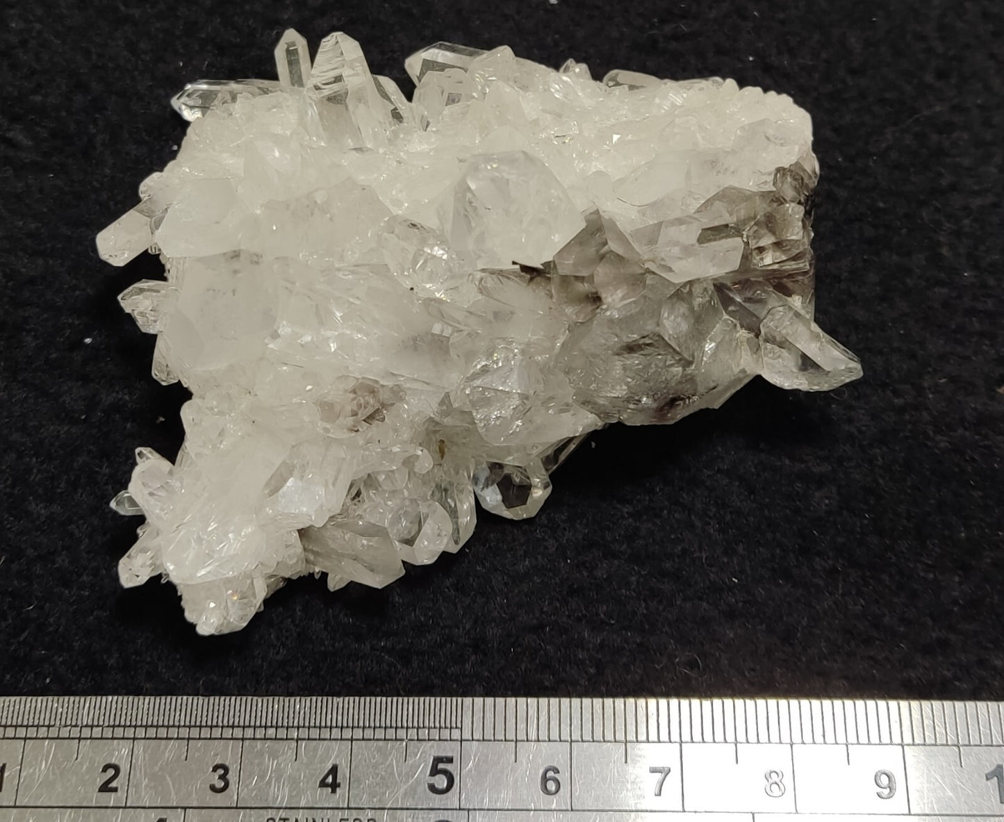 A very Aesthetic Natural terminated brookite included Quartz cluster 114 grams