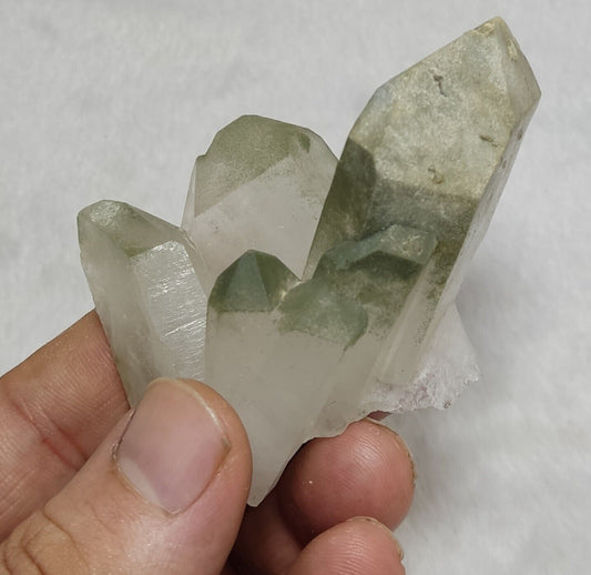 An Aesthetic Natural beautifully terminated Chlorite Quartz specimen 105 grams