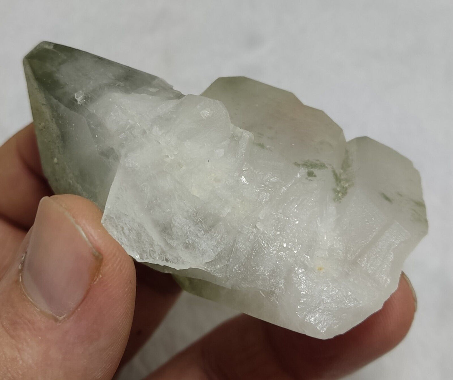An Aesthetic Natural beautifully terminated Chlorite Quartz specimen 105 grams