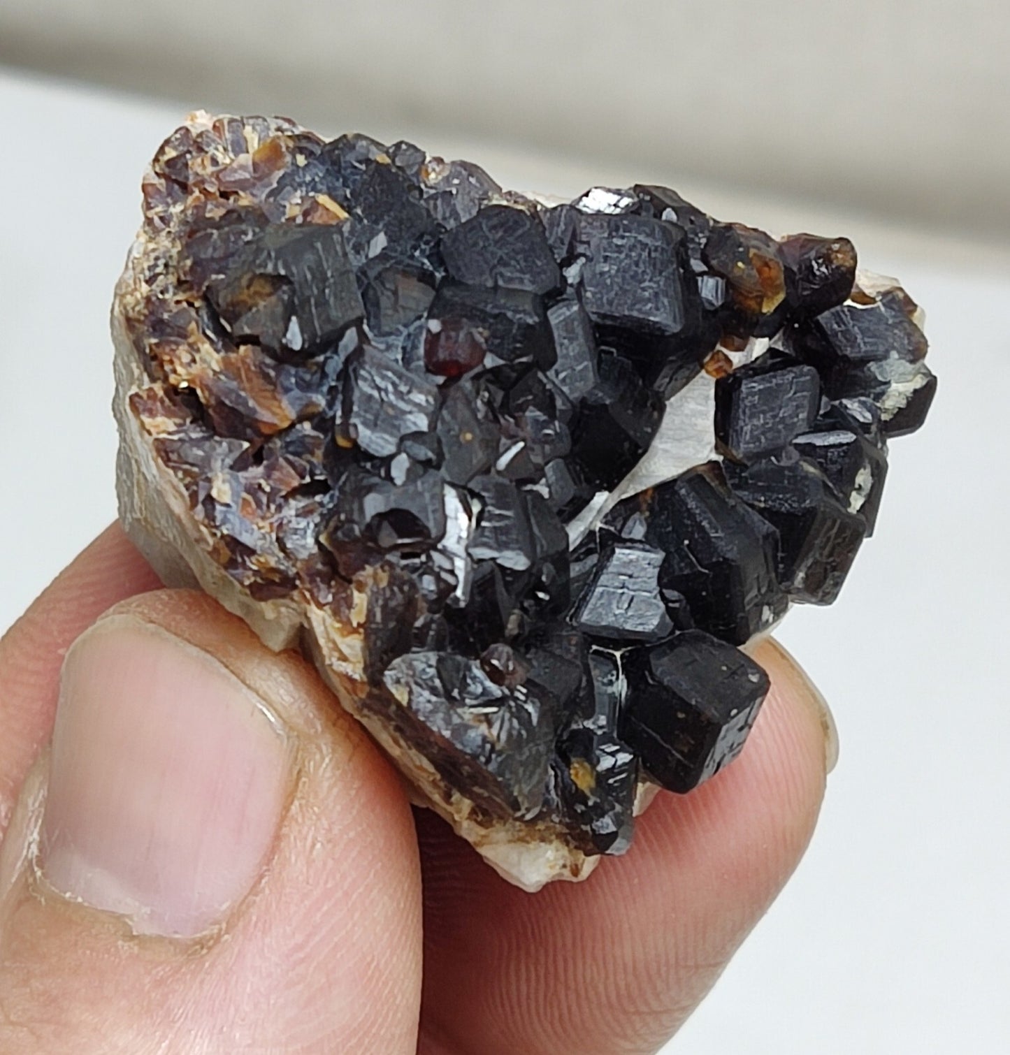 38 grams Aesthetic specimen Garnets cluster andradite garnets natural garnets