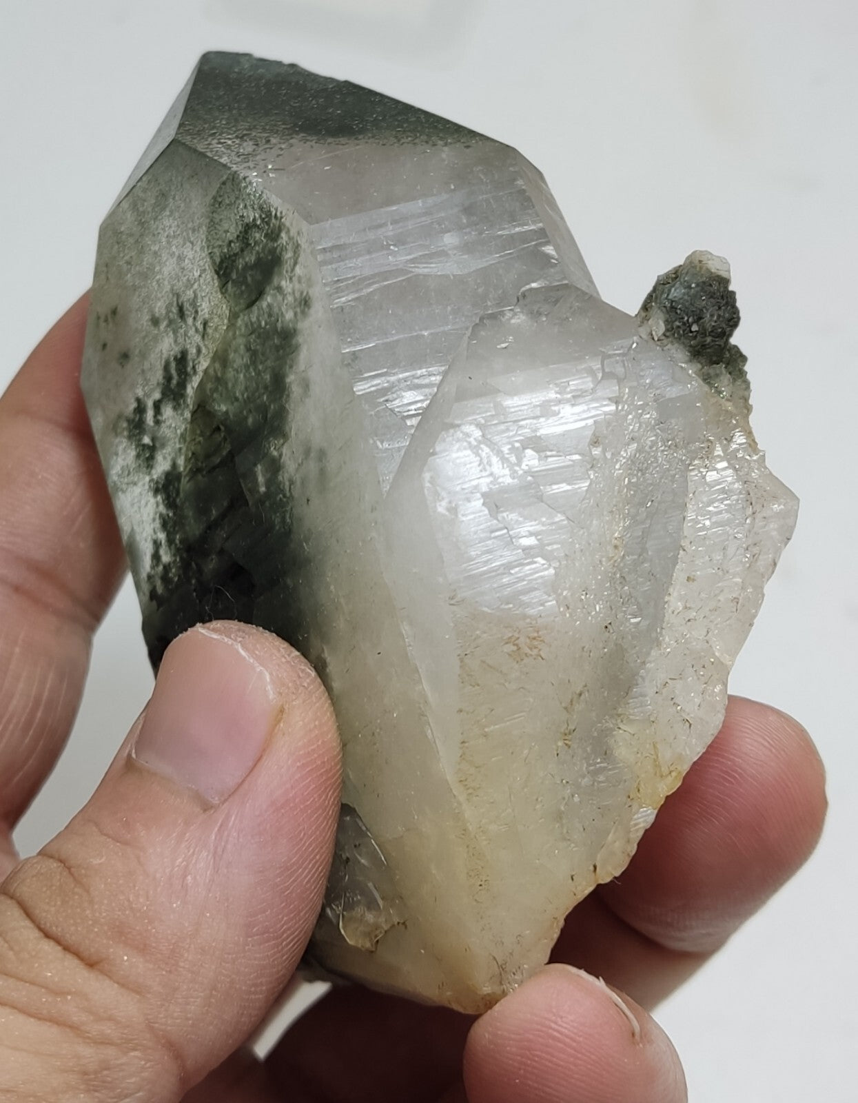An Aesthetic terminated chlorite Quartz specimen 279 grams