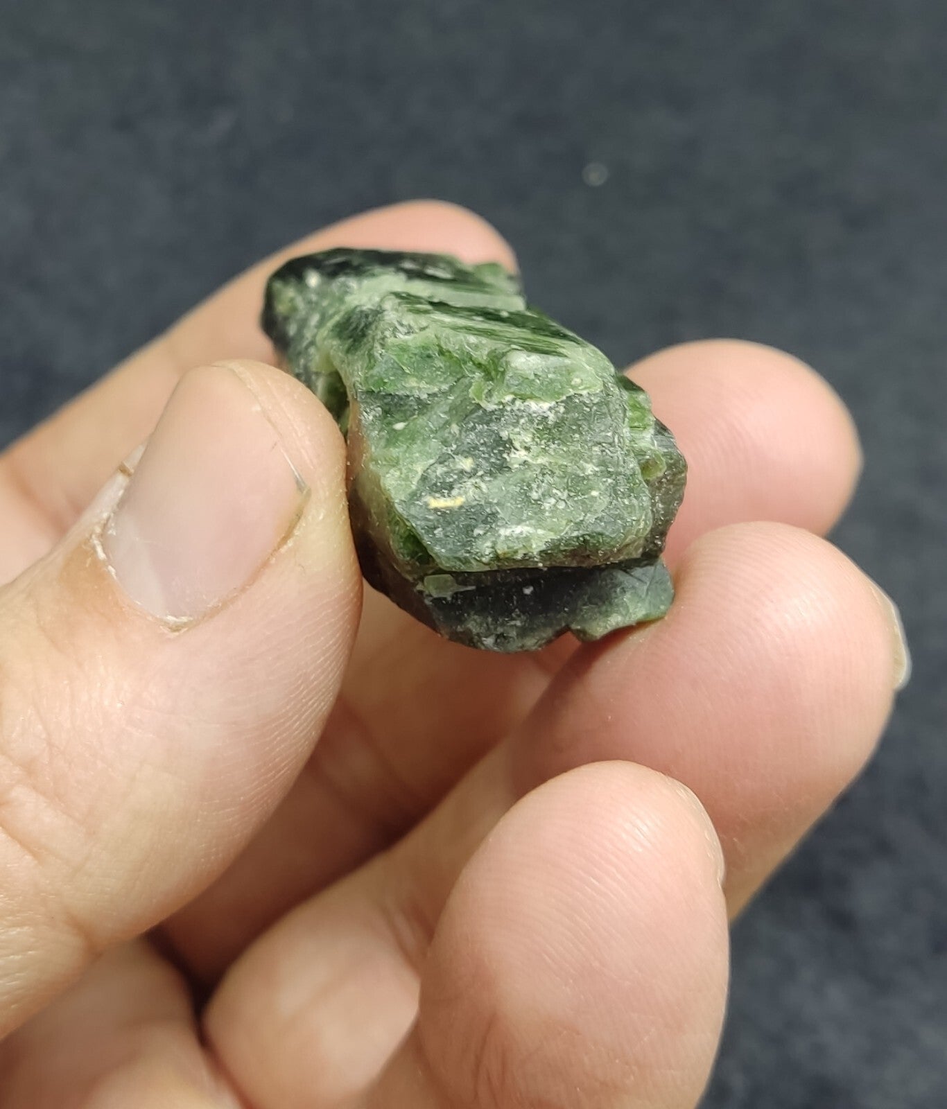 An amazing specimen of diopside crystal 45 grams