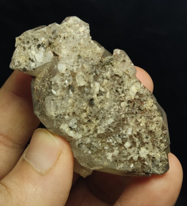 Double Terminated Smoky Quartz Crystal 77 grams