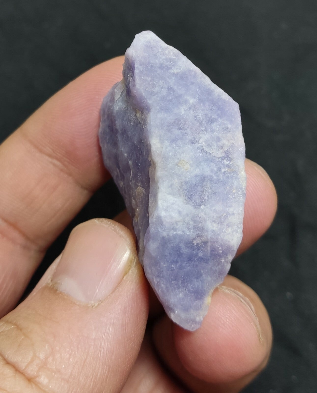 An amazing specimen of rough hackmanite chunk highly Tenebrescent 29 grams