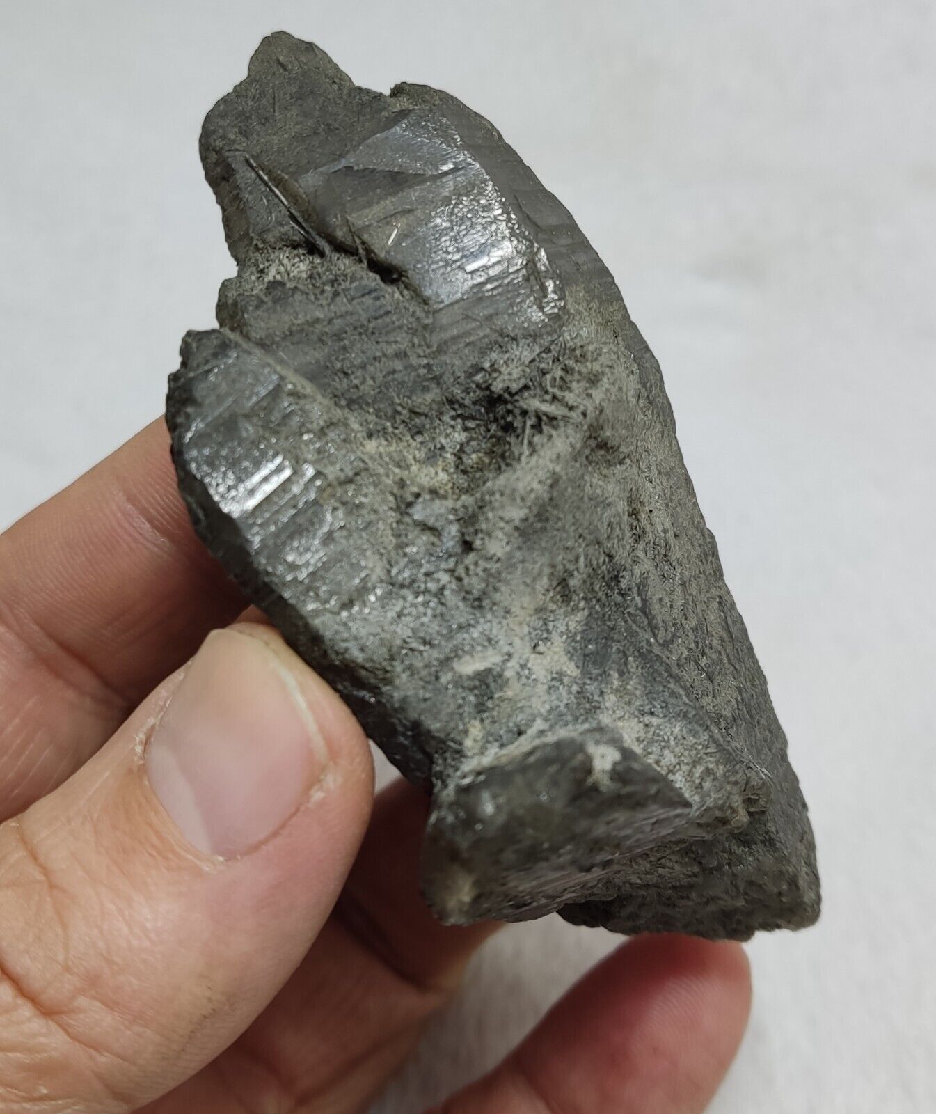 An Aesthetic Natural terminated Chlorite Quartz crystal specimen 135 grams