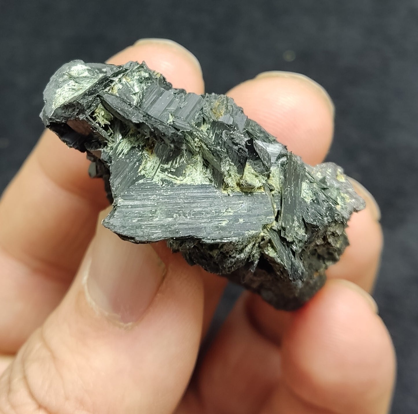 An Aesthetic specimen of epidote crystal 38 grams