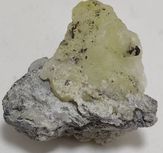 An Aesthetic Natural specimen of brucite with chromite 73 grams