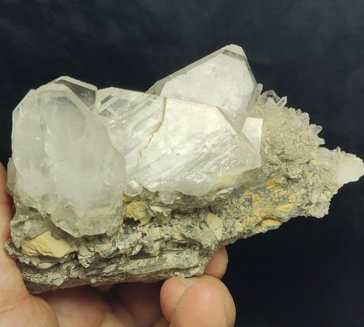 An Aesthetic Specimen Of Faden Quartz  402 grams