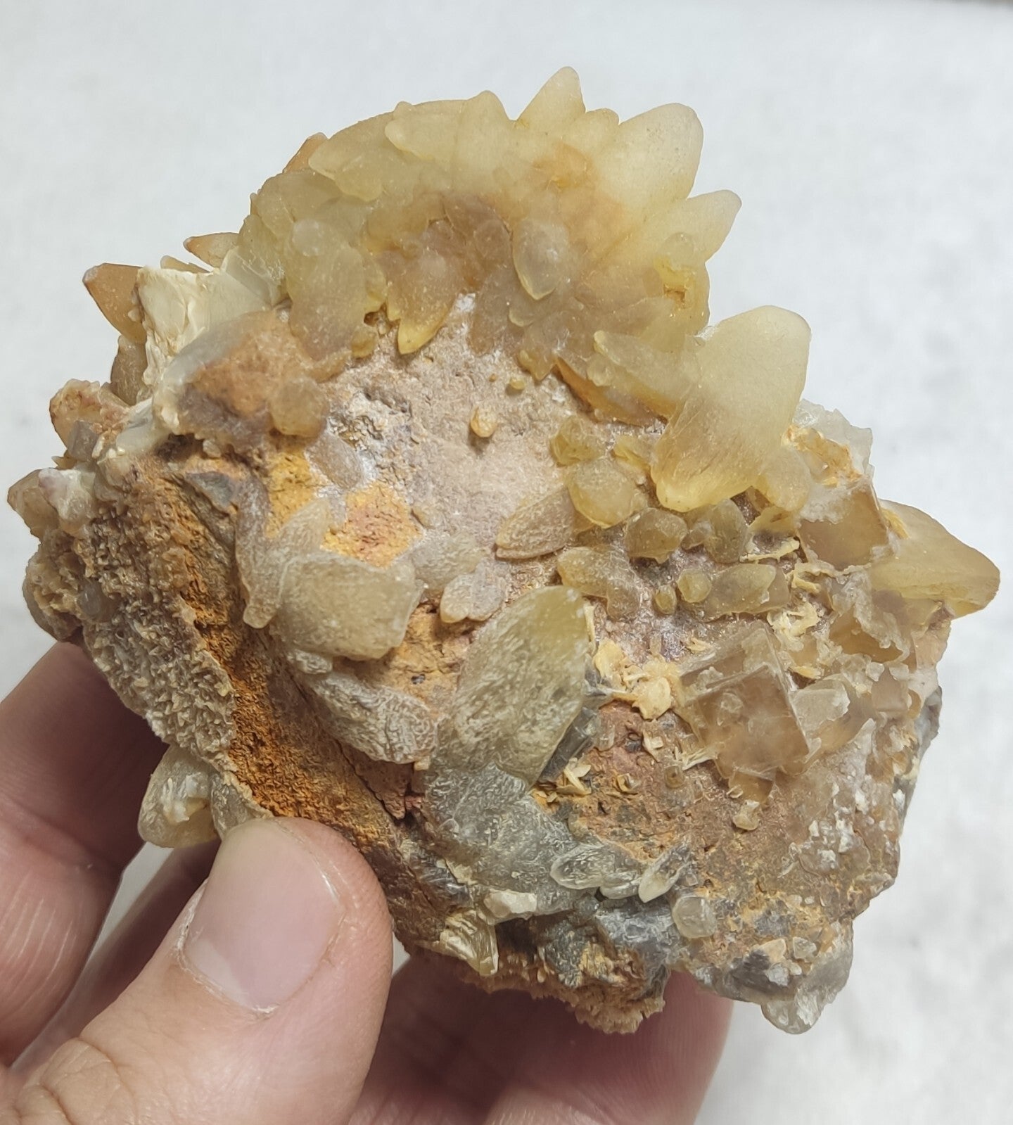 An amazing specimen of calcite 294 grams