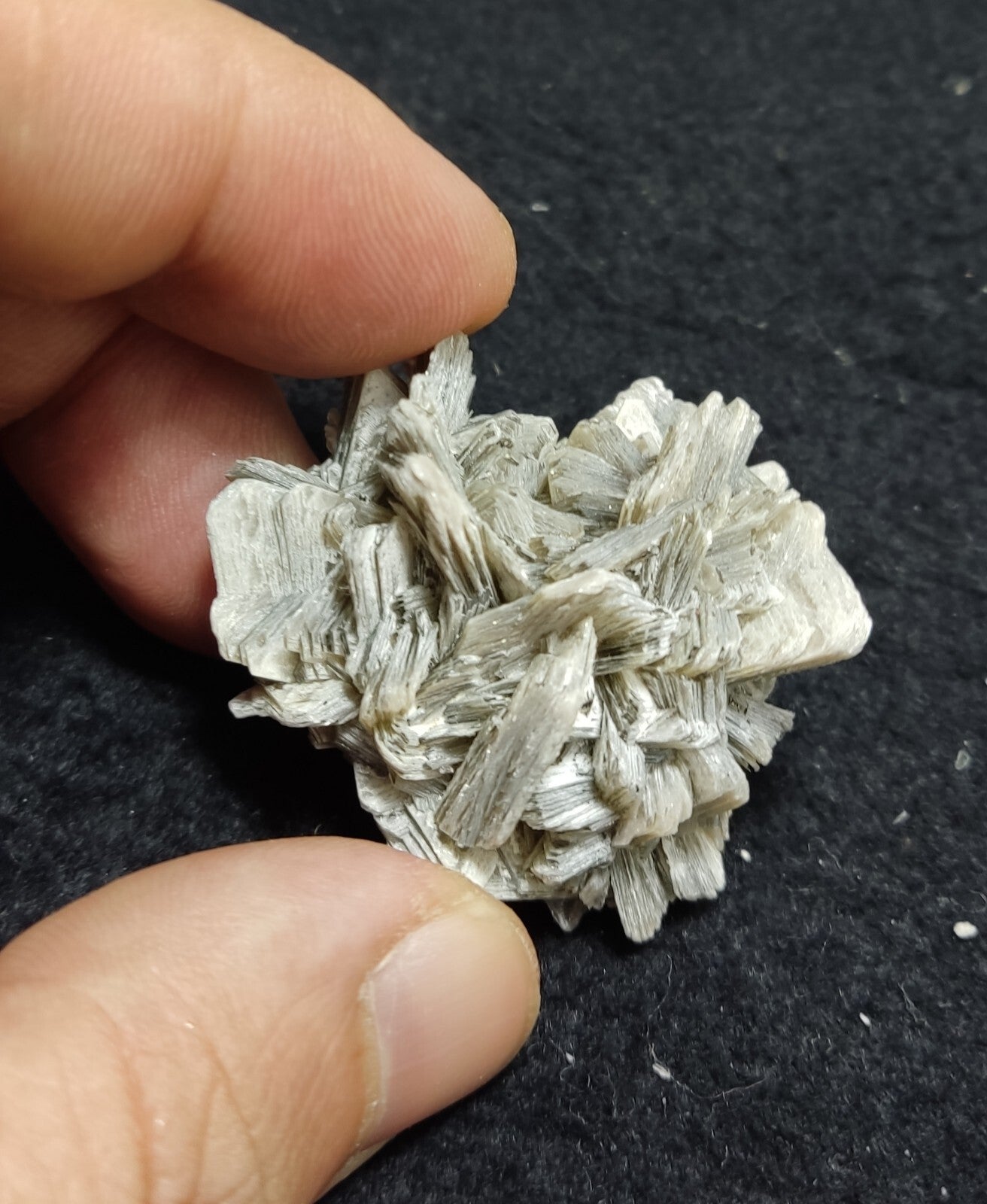 An Aesthetic specimen of muscovite cluster 25 grams