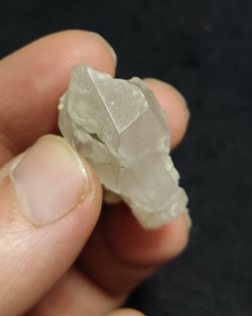 Miniature Etched Natural Smoky Quartz Double Terminated 15 grams